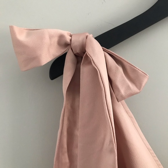 NWT Missguided | Silky Tie Front Shift Dress | US4 - Picture 9 of 14